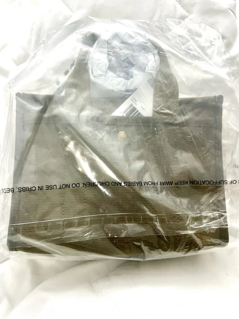 COACH Cargo 20 Small Crossbody Tote Handle Bag in Olive Green - Picture 6 of 6